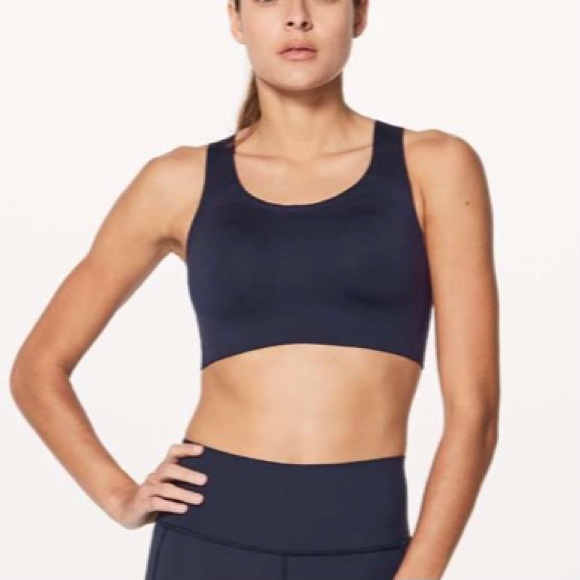 lululemon athletica Other - Lululemon Enlite Bra Sports Bra 34D Midnight Navy